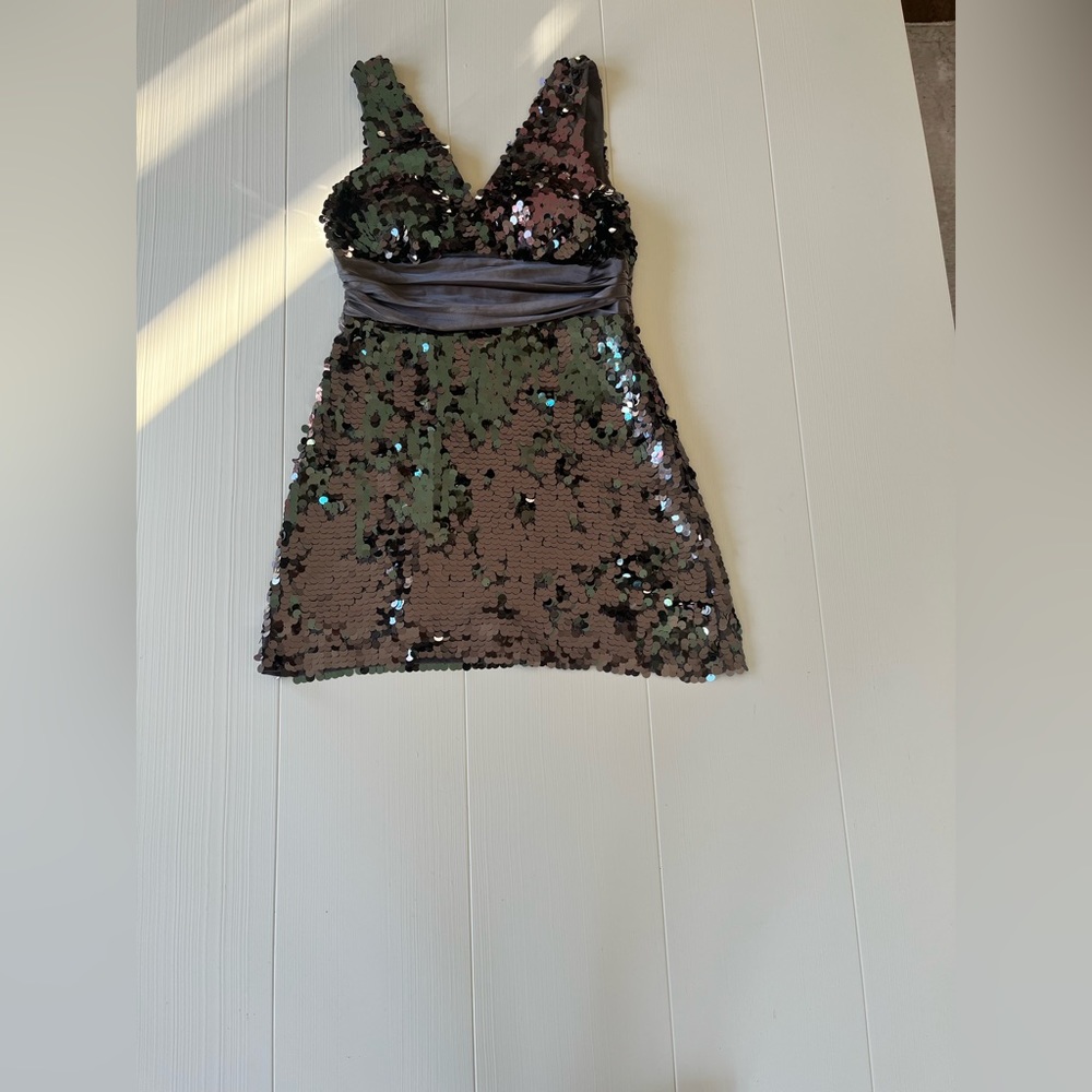 Forever 21 Silver sequins minidress.